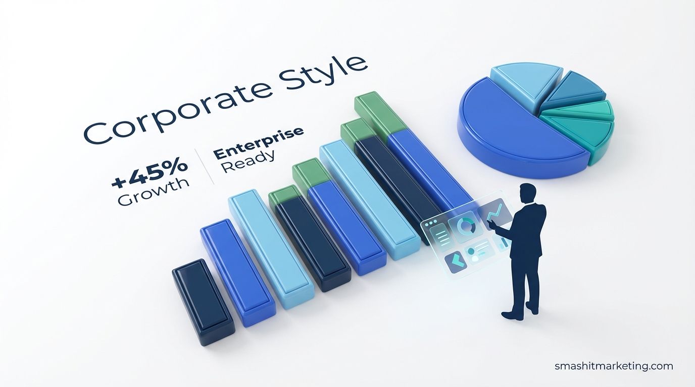 Corporate Style Graphics: Professional Visuals for B2B Marketing