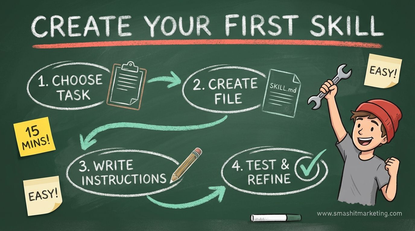 Creating Your First .SKILL.md File (Step-by-Step)