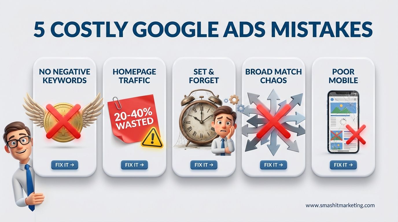 5 Google Ads Mistakes Costing Perth Businesses Thousands