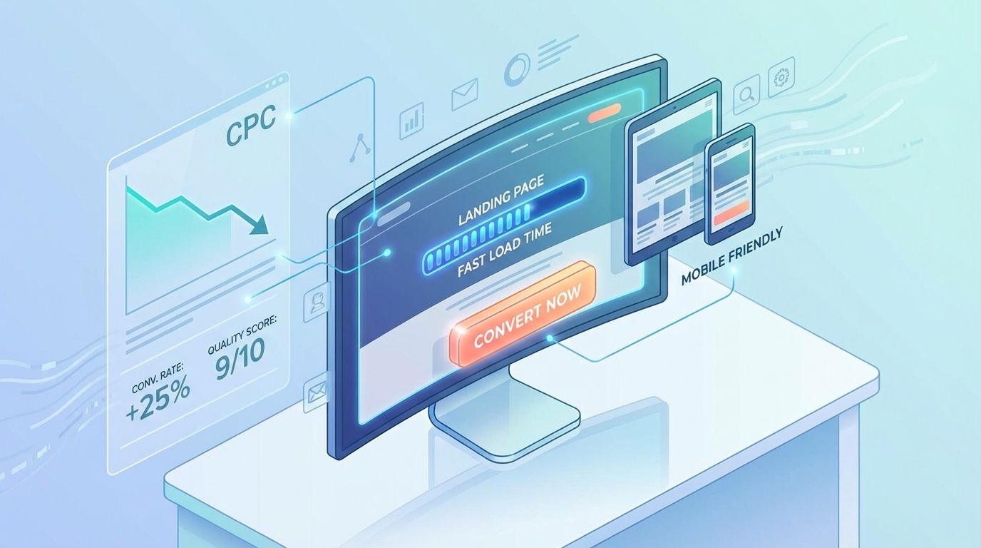 Landing Page UX: How Design Affects Your Google Ads Cost Per Click