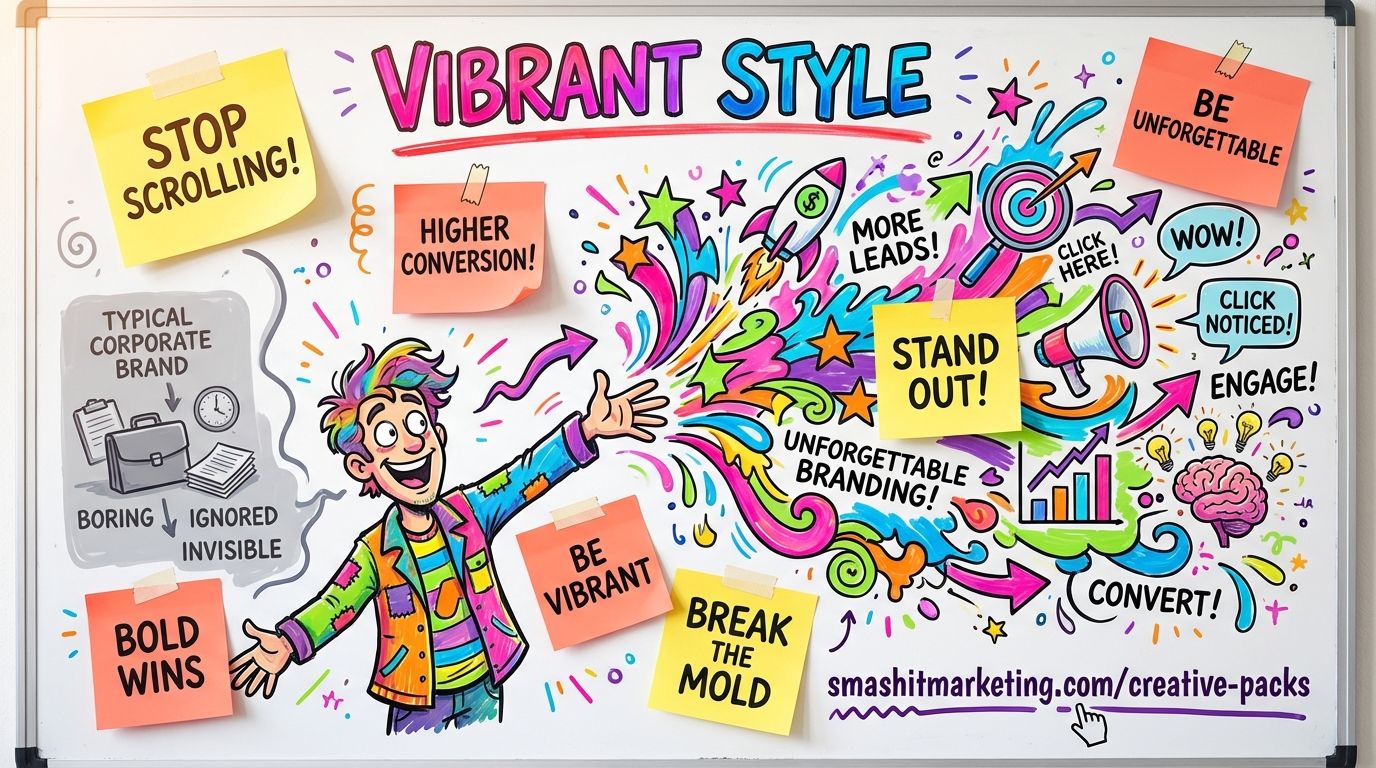 Vibrant Style Graphics: When Bold Colours Drive Engagement