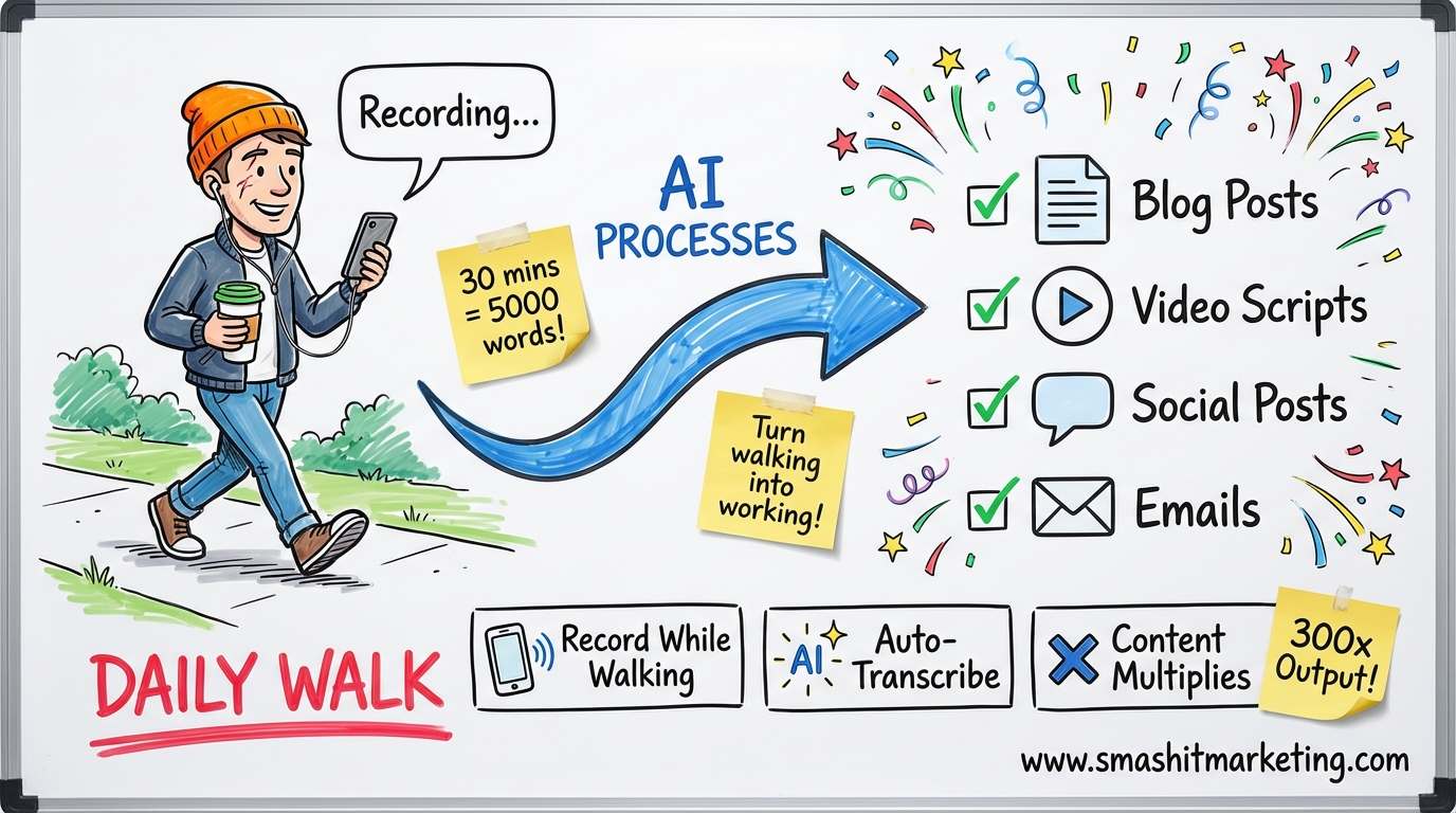 Turn Your Daily Walk Into a Content Machine