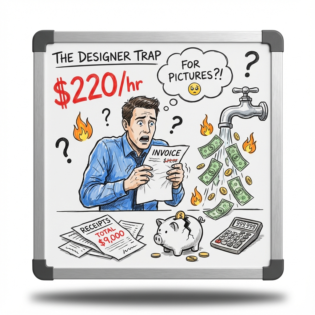 Designer invoice horror - expensive graphics